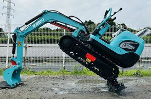 ★コベルコ★KOBELCO★SK007-2★新品シート★新品LEDライト★ 新品ゴムクローラ★ミニユンボ★300KM 送料無料★マルチ付き★下取り可能★