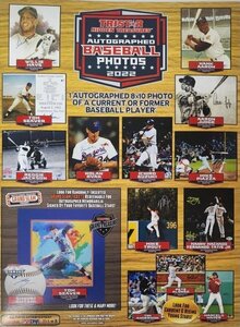 MLB 直筆サイン写真(8X10) 2022 TRISTAR Hidden Treasures Autographed Baseball Photos 1パック