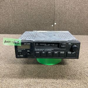 AV11-164 激安 カーステレオ TOYOTA KSN-3000 08690-00511 CX-AS095CA 159110 カセット テープデッキ 通電未確認 ジャンク