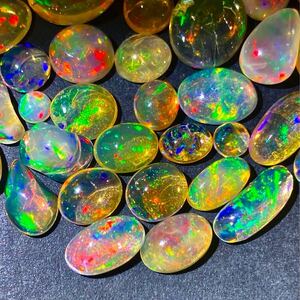 1円〜!!遊色効果!!〔天然オパールおまとめ60ct〕n 約12g ルース 裸石 宝石 jewelry fire water opal ファイア ウォーター 遊色 w5 42