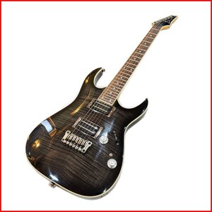 中古●IBANEZ/アイバニーズ エレキギター●RGA42FM ブラック インドネシア製 音出し確認済み 楽器 札幌 質11676