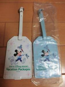 Disney ディスニー ラゲッジタグ ネームタグ 未使用 2個セット