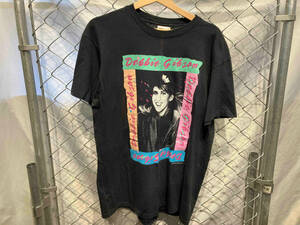 古着 80s DEBBIE GIBSON 半袖Tシャツ デビーギブソン ブラック L 店舗受取可