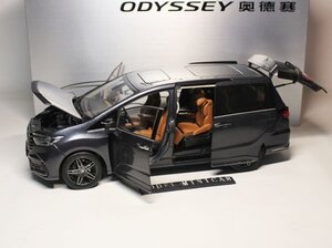 ▲新品！Grey！Honda特注 1/18 本田 オーデッセイ ODYSSEY Hibrid 2022