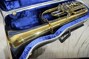 【送料無料!!】MIRAPHONE/ミラフォン チューバ 4ロータリー 全長約78センチ ★ハードケース付属