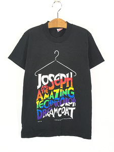 キッズ 古着 90s USA製 「Joseph and the Amazing Technicolor Dreamcoat」 ミュージカル レインボー Tシャツ 10-12歳 古着