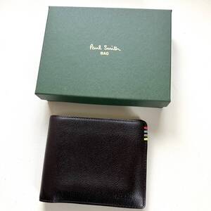 ポールスミス　Paul Smith 二つ折り財布　コントラストインサイド　美品　廃盤　レア 