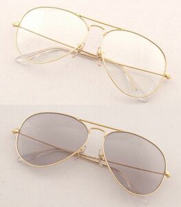 ビンテージ 1980年代 レイバン B&L Ray-Ban USA Aviator アメリカ製 アビエーター 調光レンズグレー ティアドロップ 58mm A1629