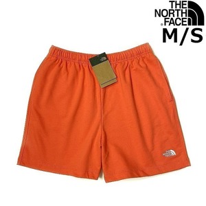 1円～!売切!【正規新品】THE NORTH FACE◆SIMPLE LOGO FLEECE SHORT ショートパンツ US限定 ロゴ刺繍 アウトドア 登山(M)オレンジ 190110-5