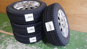 在庫確認不要!新品23年製 ブリヂストン BLIZZAK VRX2 185/65R15+イオタ 15X5.5 4H100 1台分 アクア MAZDA2 デミオ ノート 　などに