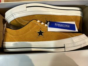 14aw 日本製 TimeLine CONVERSE ONE STAR GOLD 29センチ 新品 タイムライン コンバース ワンスター