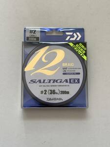 ダイワ【UVF ソルティガ センサー 12ブレイドEx+Si　2号(36lb.)　200m】