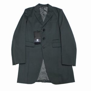 UNDERCOVER アンダーカバー 23AW ハルキングウールツイル後ベストパーツ切替 ロングジャケット 3 グレーカーキ