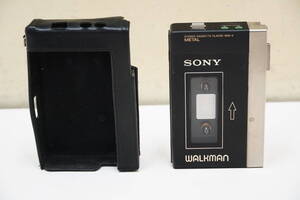 ●SONY WALKMAN●ソニー ウォークマン WM-3 ソフトケース付●希少モデル・昭和レトロ・vintageaudio●難あり・ジャンク!!!