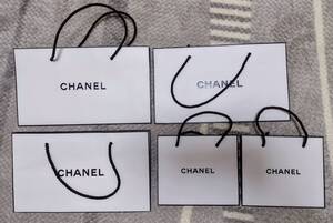 【送料無料】シャネル（CHANEL）紙袋 5枚★ショッパー