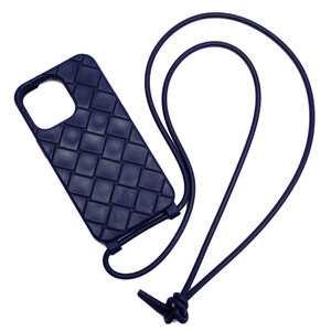 ボッテガヴェネタ BOTTEGAVENETA iPhone14 Proケース シリコン パープル t19303a