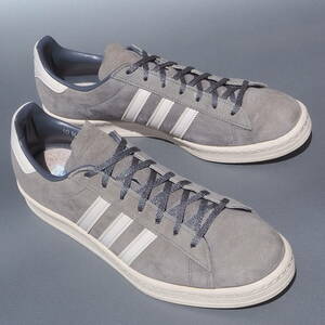 美品!! 15年製 US 11・29cm adidas キャンパス80s グレー スエード CAMPUS 80s 天然皮革　JP PACK