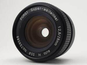 ★外観良品★ PORST SUPER-WEITWINKEL 28mm F2.8 AUTO H M42 ★超希少品 #TA5158