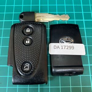 DA17299 点灯なし ダイハツ L0499純正 スマートキー ３ボタン キーレス L375S L385S タント タントカスタム等 スライドドア