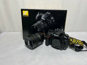 ▽Nikon D750 24-120 4G VR Kit デジタル一眼レフカメラ レンズキット ショット数約280回 中古▽011478