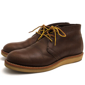 RED WING レッドウィング チャッカブーツ 8596 WORK CHUKKA ワークチャッカ DARK CHOCOLATE CACHE グッドイヤーウェルト製法 Vibramソール