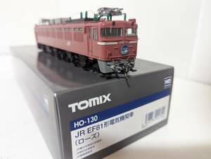 美品　動作確認済み TOMIX 0809 HO-130 JR EF81形 電気機関車 ローズ 鉄道模型 トミックス トミーテック