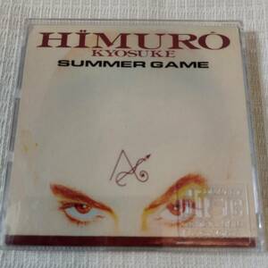 中古 8㎝CD　邦楽　氷室京介　　Summer Game　/Rhapsody in blue　 歌詞カード付　　8.5㎝角縮刷　収納ケース付 