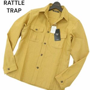 【新品 未使用】 RATTLE TRAP メンズビギ 通年 ミリタリー シャツ ブルゾン Sz.M　メンズ　A4T06479_6#C