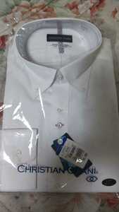 新品未使用タグ付 ボタンダウン 清涼長袖ワイシャツ 41ー82 白 ゆうパック760円