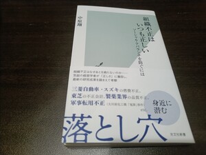 [新書]中原翔『組織不正はいつも正しい ソーシャル・アバランチを防ぐには』