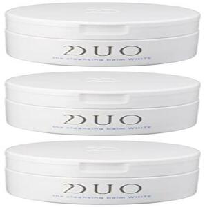 ◆送料無料 DUO ザ クレンジングバーム ホワイトa 90g × 3個セット メイク落とし【天然クレイ ガスール×ブライトケア】クリアな素肌に