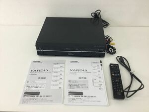 ●営ST209-120　TOSHIBA　東芝　VARDIA　VTR一体型HDD＆DVDビデオレコーダー　D-W250K　リモコン 取扱説明書付き　2009年製