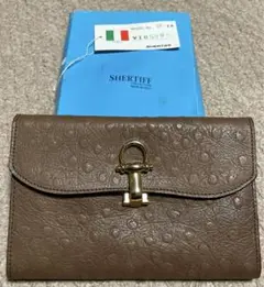 週末セール！レア！未使用　イタリア製財布SHERTIFFCOLLECTION