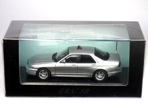 1/43 日産 スカイライン R33 GT-R AUTECH VERSION 1998 埼玉県警察 高速道路 交通警察隊車両【覆面 銀】(H7439804)