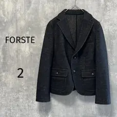 1892【FORSTE/フェアステ】美品　テーラードジャケット　木ボタン　M