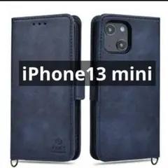 ONES iPhone 手帳型 ケース iPhone13 mini ブルー