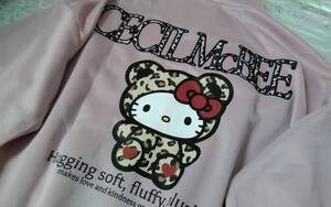 ☆CECIL McBEE ☆HELLOKITTY ☆可愛い！ヒョウ柄着ぐるみキティちゃんのピンク色半袖ジップジャケットです(o^―^o)大きいサイズ３Ｌ～４L