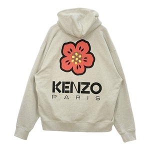 KENZO 22SS Boke Flower プルオーバー スウェット パーカー フーディー ロゴ プリント 裏毛 メンズ XLサイズ ケンゾー トップス DM13095■