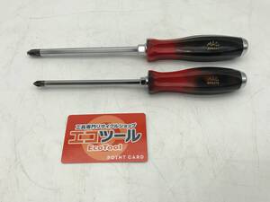 【中古品】〇MACTOOLS/マックツールズ 【限定色】焔-HOMURA-貫通プラスドライバー2本セット RCPADFPH2T(DPH213/DPH315) [ITEGCLHSJY34]