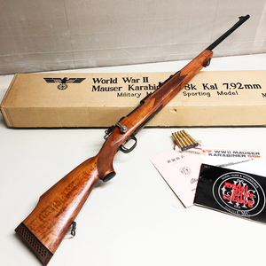 6SR774 CMC製 Mauser Karebiner 98K Kal 7.92mm モデルガン マウザー WW2 箱付き 当時物 昭和レトロ ジャンク