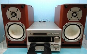 オンキョウ　CD/MD　TUNER AMPLIFIRE 年式不明 ワイドFM90～108Mhz受信可 　　　　　　　FR-V3　[シリアルNo. 不明] 