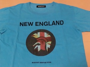 NEVERTRUST ネバートラスト ENGLAND ユニオンジャック Tシャツ 中古品 666 Oi SKINS UK PUNK LONSDALE COOLSCAT RUDE ルード スカ スキンズ