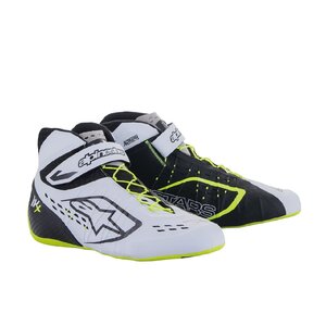 alpinestars(アルパインスターズ) カートシューズ TECH-1 KX V2 SHOES (サイズUSD： 6) 125 BLACK WHITE YELLOW FLUO