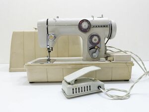 JANOME　SEWING MACHINE　　MODEL 672　　ジャノメ ミシン 手芸 ハンドクラフト 輸出 鉄 ケース付属　　※現状 ジャンク