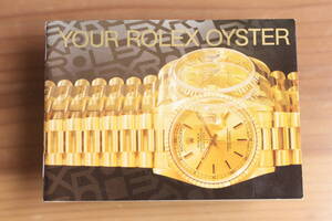 管27271ル　YOUR　ROLEX　OYSTER　英文　パンフレット