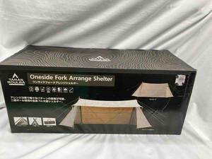 【未使用品】【箱付き】 Oneside Fork Arrange Shelter ワンサイドフォーアレンジシェルター　TB-S19-015-004 カーキ