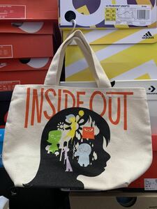 新品未使用 disney pixar ディズニー ピクサー inside out インサイドヘッド ミニトートバッグ ベイマックス トイストーリー