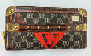 LOUIS VUITTON ルイヴィトン GI2168 トロンプルイユ M63490 トランスフォームド ジッピーウォレット長財布