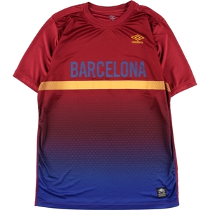 古着 アンブロ Umbro BARCELONA FCバルセロナ サッカーユニフォーム ゲームシャツ メンズS /eaa348381 【SS2409_30%】