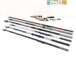 ダイワ カーボウィスカー ダイレクトパワー 磯 5‐53 ENTO・シマノ 磯 遠投EV 4‐620RP・ハイパーループ 大磯 3‐530PTS 等6本